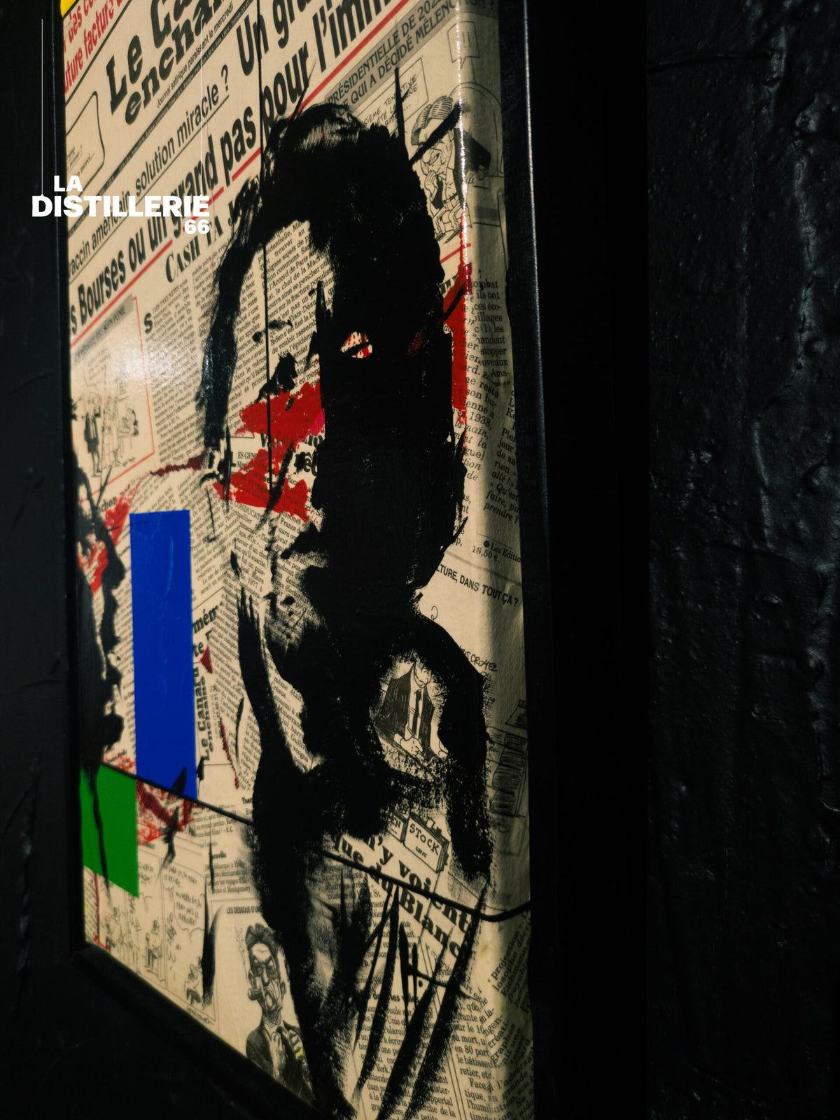 Œuvre de Hayat Gainsbourg — peinture, collage et réinterprétation d’une figure de la chanson française