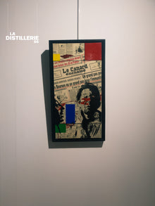 Gainsbourg de Hayat — collage et peinture autour de Serge Gainsbourg et de la mémoire collective