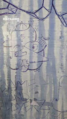 Graffitisme par Faki — technique mixte et mémoire des surfaces urbaines