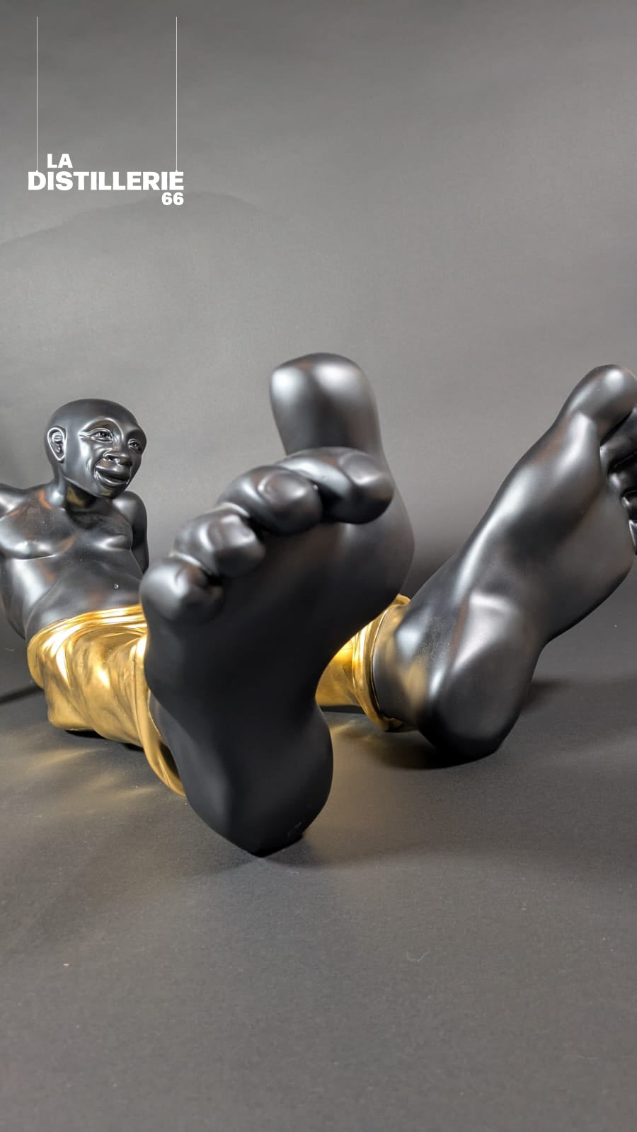 Bigfoot — création d’Idan Zareski en résine, sculpture figurative contemporaine