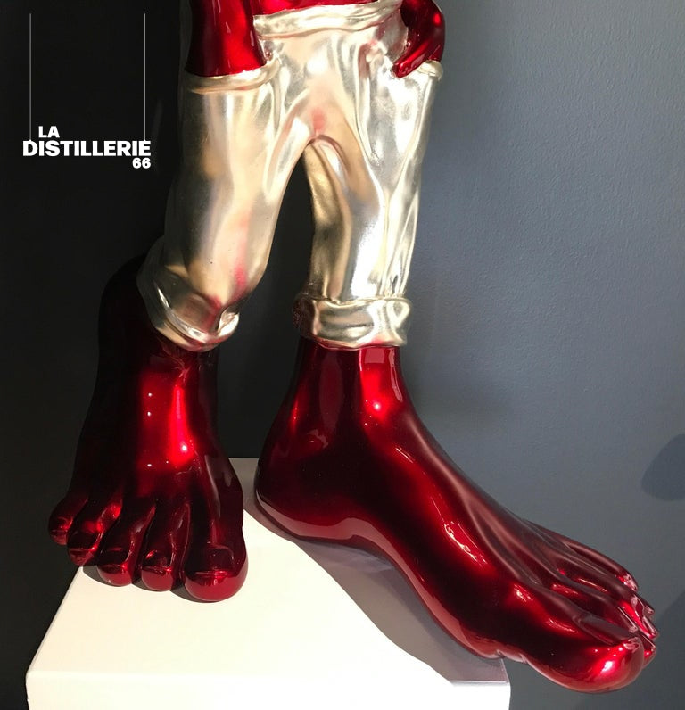 Œuvre Le Siffleur par Idan Zareski — sculpture contemporaine de l’univers Bigfoot