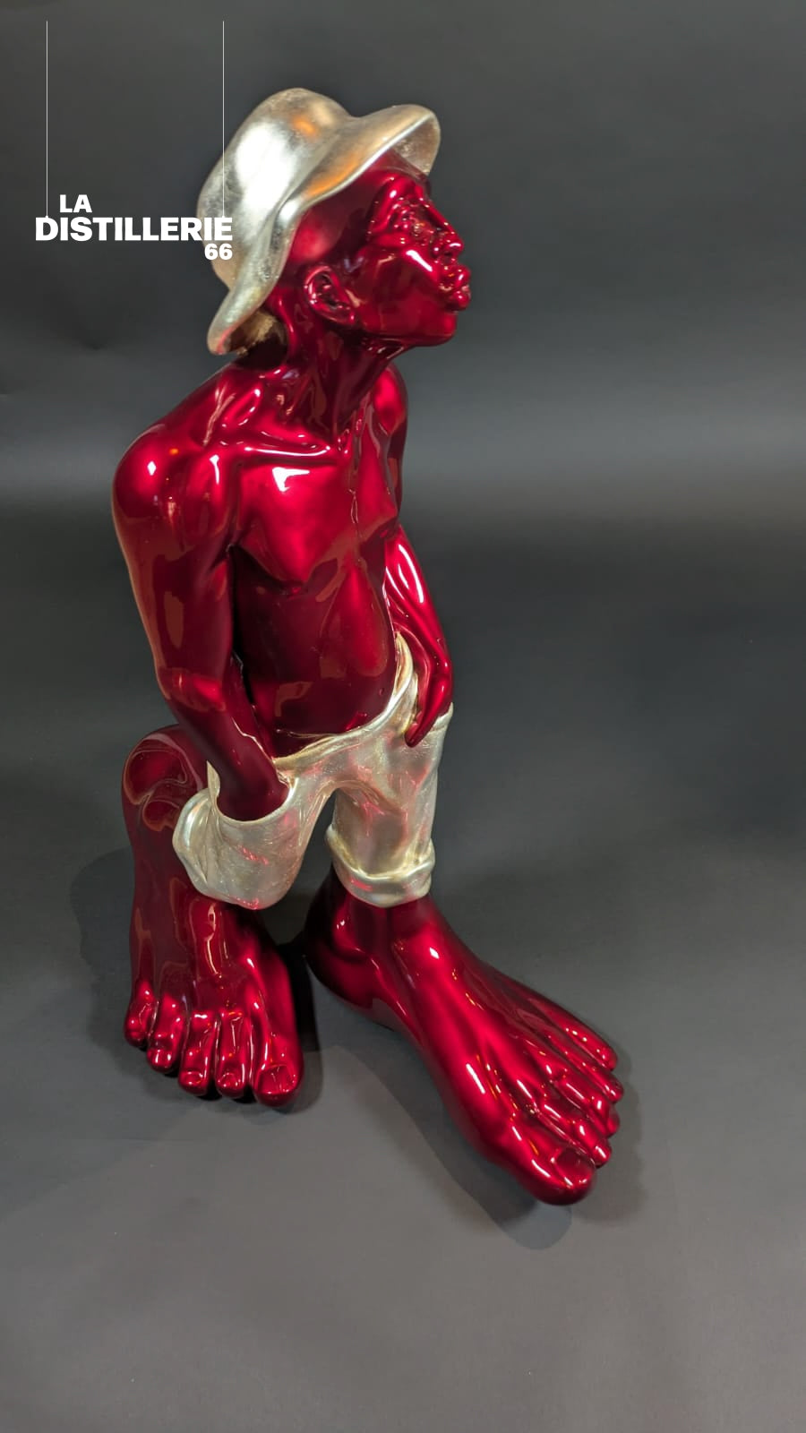 Idan Zareski — Le Siffleur, sculpture contemporaine en résine