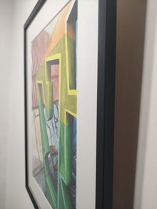 Vile — Graffiti Rising, œuvre de street art à l’aquarelle sur papier