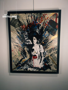 Jackson 5 par Hayat — tableau en collage et peinture, culture populaire