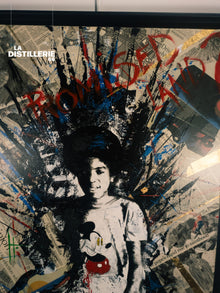 Jackson 5 — tableau contemporain de Hayat en technique mixte