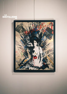 Jackson 5 de Hayat — tableau en technique mixte autour du groupe iconique de la culture populaire