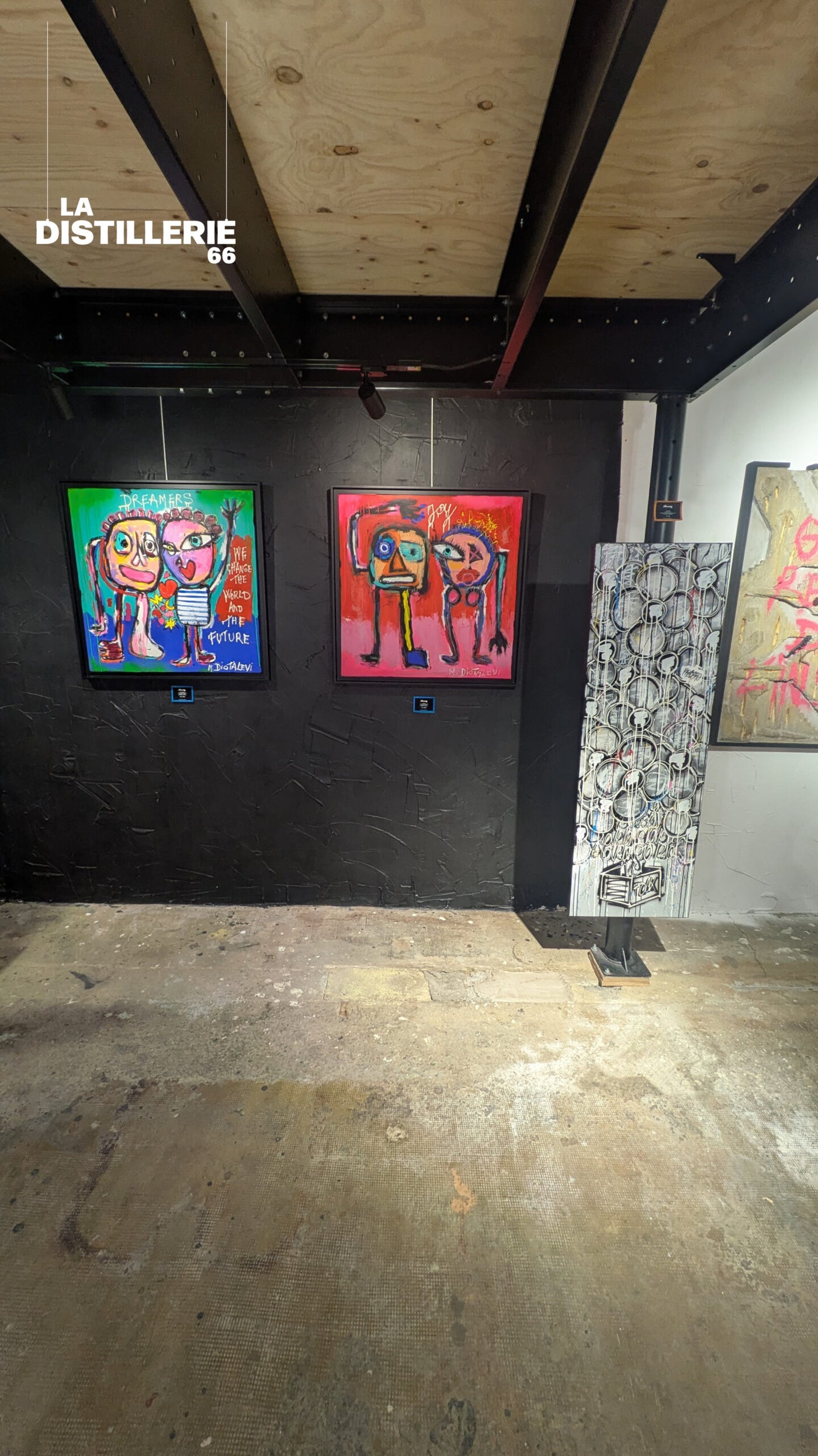 Joy par Martine Diotalevi — art contemporain, geste libre et figure expressive