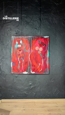 Just The Two Of Us de l’artiste Martine Diotalevi — œuvre originale contemporaine