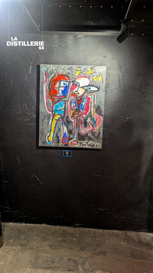 Just The Two Of Us par Martine Diotalevi — art contemporain, geste libre et figure expressive