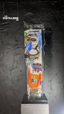 Œuvre Les Promeneurs par Thierry Clamens — totem contemporain entre peinture, sculpture et art brut