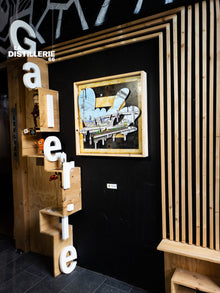 Mécanique des souvenirs de Ludo Lassalle — street art, graffiti découpé et gare peinte à la main