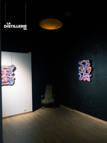 Flux Coloré 2 par Steve Pitocco — art contemporain, Filing coloré et composition sculpturale