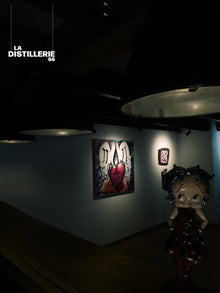 Œuvre Le Kœurélé — graffiti, cœur ailé et peinture urbaine par Kœurélé
