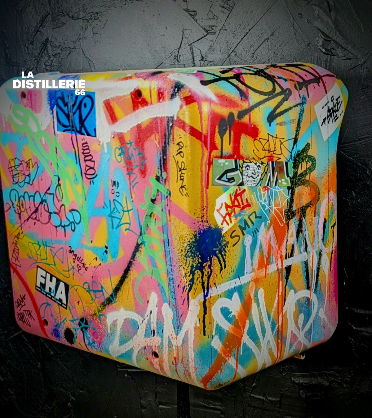 Mail Box — création de Faki et One Siker entre graffiti, couleur et street art