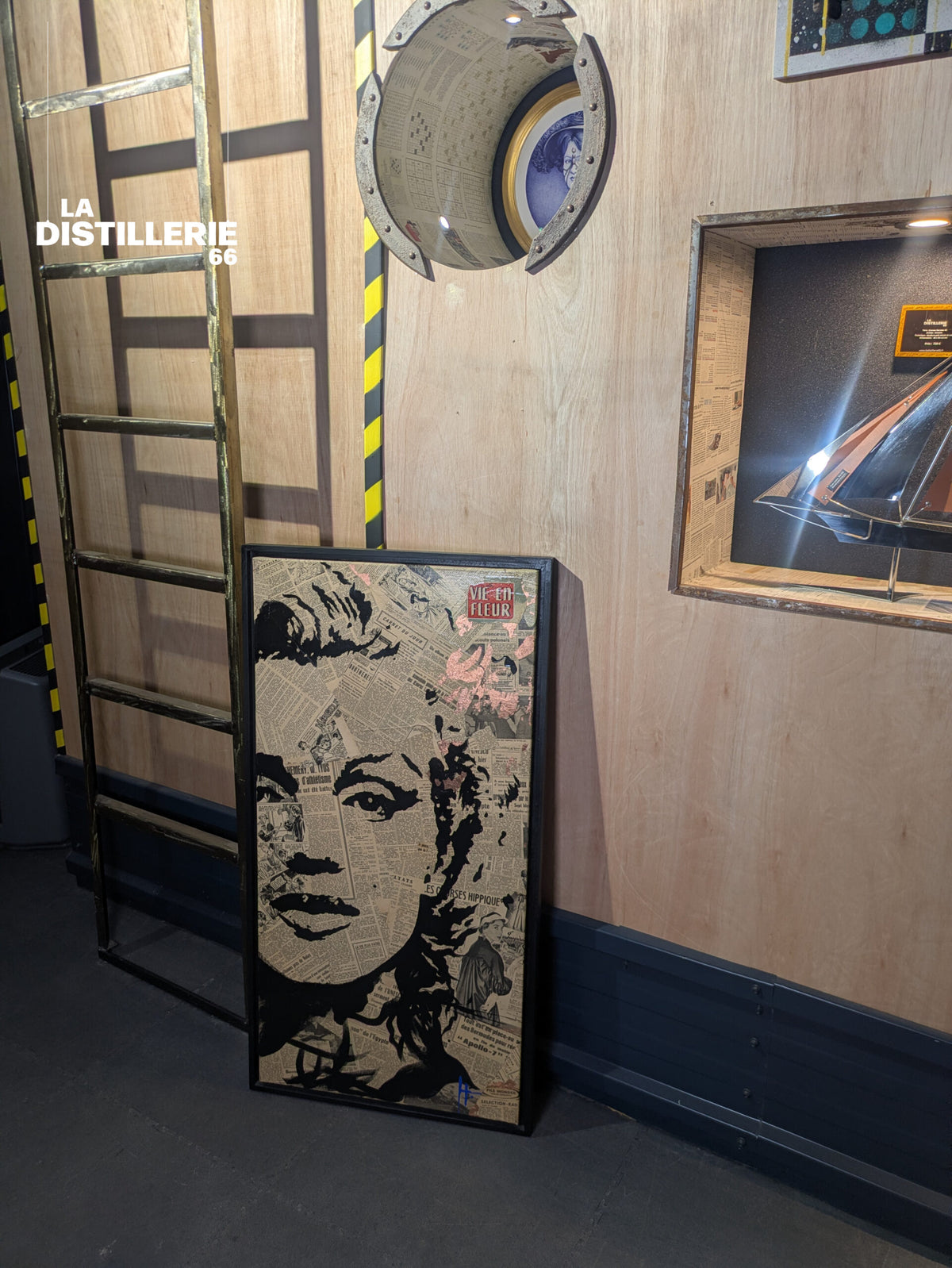 Œuvre Marilyn, La Vie En Fleur par Hayat — collage, peinture et mémoire de Marilyn Monroe