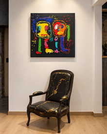 Coup de Foudre — Martine Diotalevi — mise en situation de l’œuvre dans un intérieur contemporain