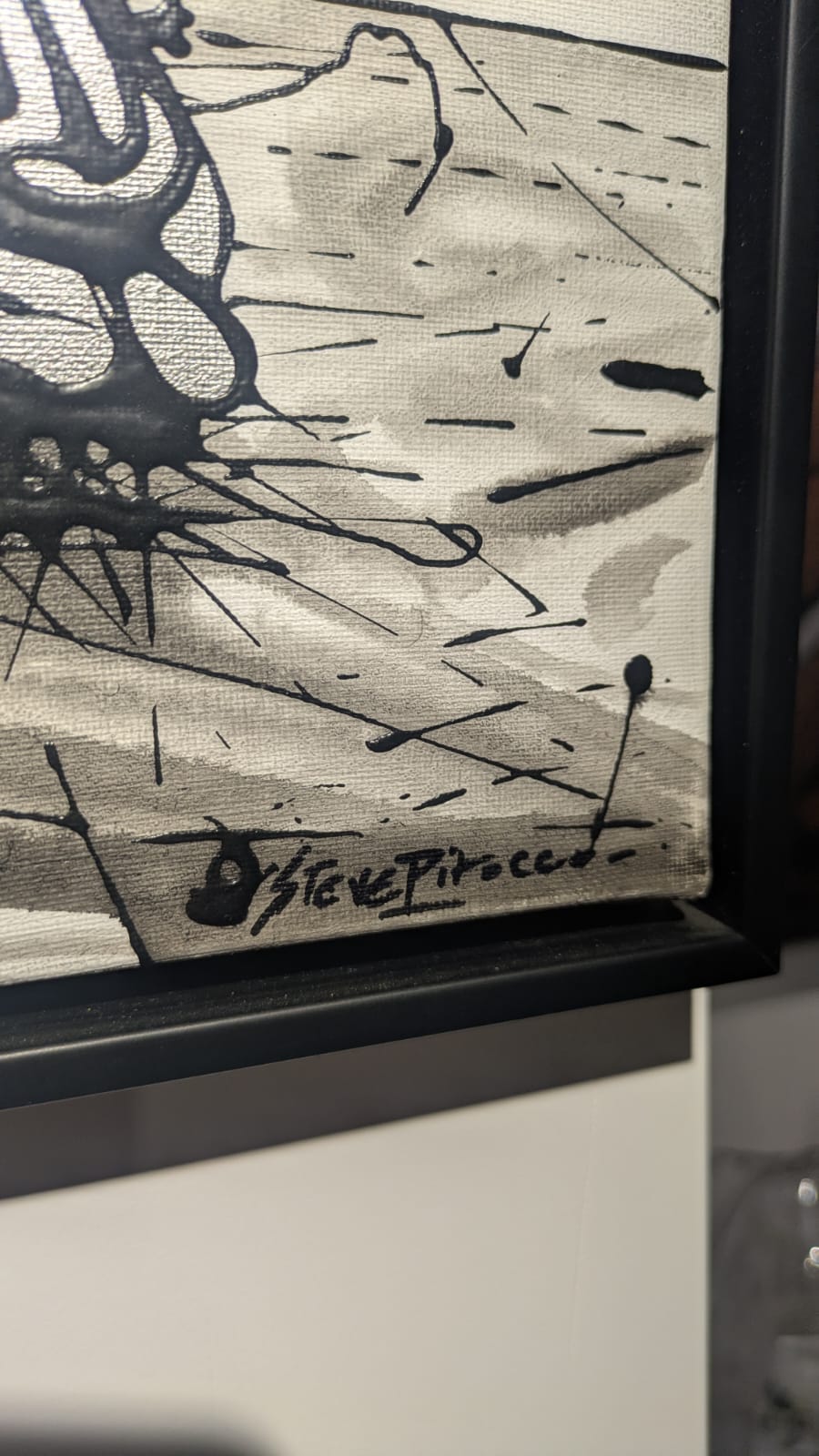 Steve Pitocco — Mécanique Organique, tableau contemporain réalisé avec la technique du Filing