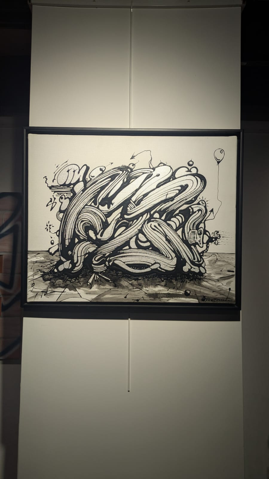 Mécanique Organique — œuvre originale de Steve Pitocco au Filing sur toile