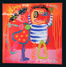 Mio Amore de Martine Diotalevi — tableau contemporain, figure expressive et écriture picturale libre