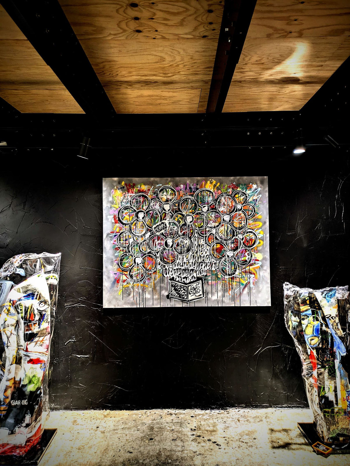 Œuvre de Mr Yerro Sub — art contemporain au spray et à l’acrylique