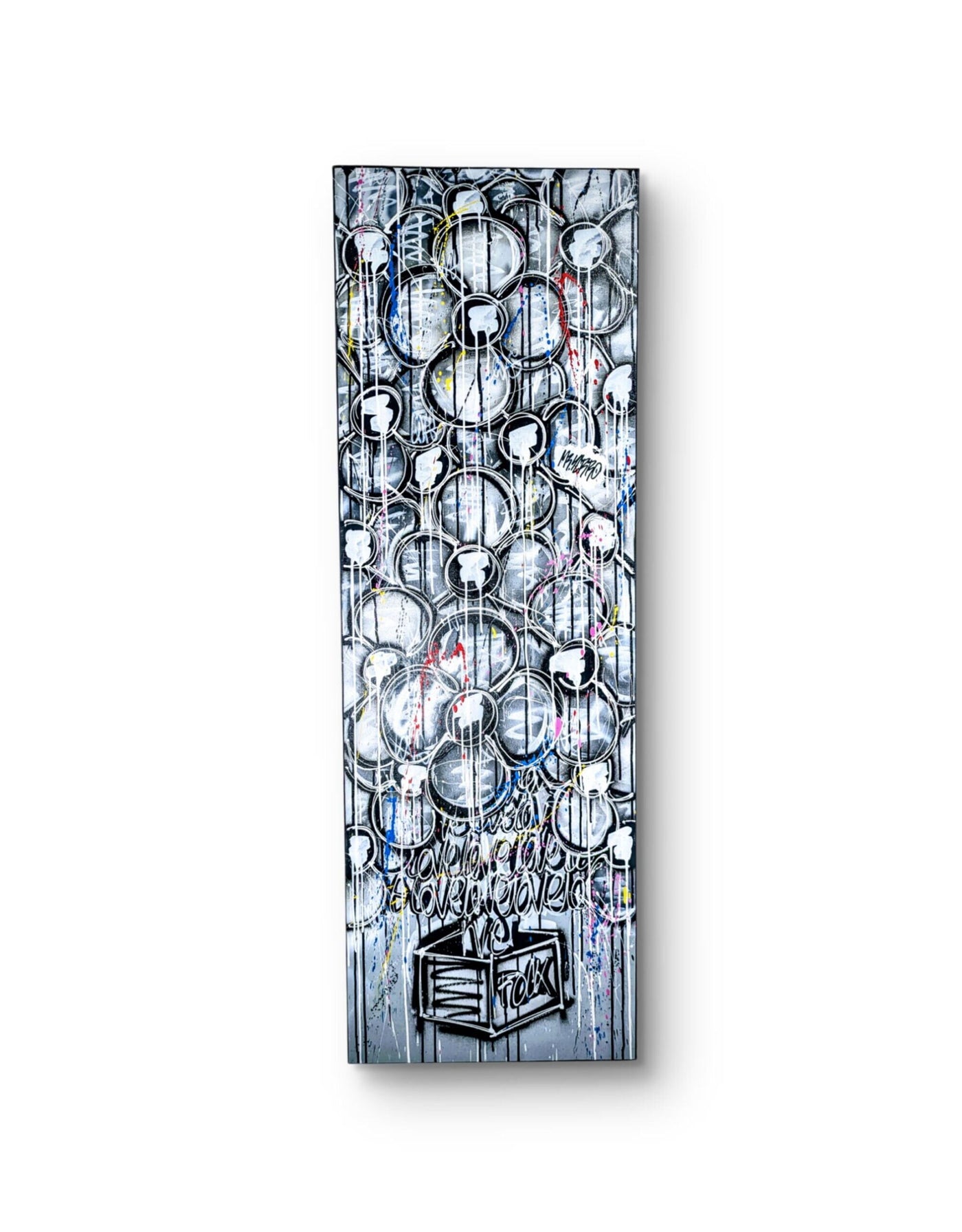 Rock de Mr Yerro — peinture florale contemporaine inspirée des dessins des années 90 et 2000