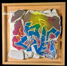 Pedazo Of Street — œuvre originale de Pablito Mourer en béton cassé, street art contemporain