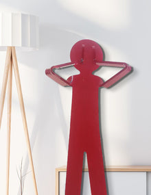 Flexo Shoot H150 de ZED — sculpture Pop Art en acrylique formée entièrement à la main