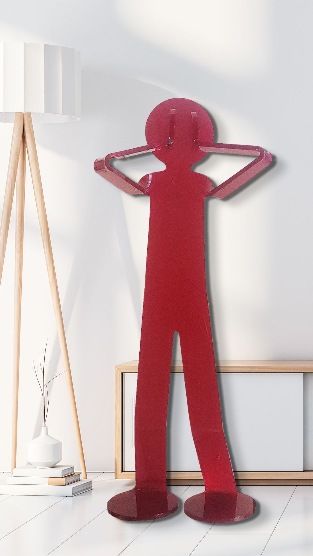 Œuvre de ZED Flexo Shoot H150 — sculpture acrylique faite main, édition 2/8