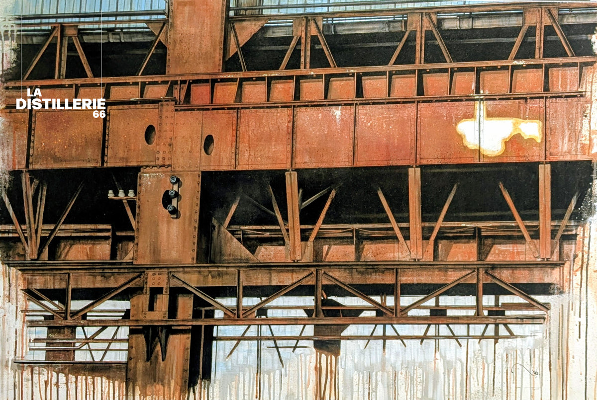 Le Monde S’En Friche — œuvre de Ludo Lassalle en technique mixte, street art contemporain