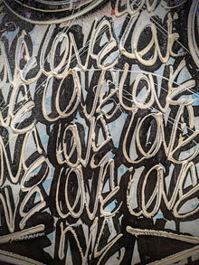Mr Yerro — Reborn, tableau contemporain aux motifs floraux