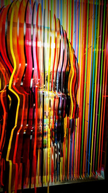 Œuvre Skull Colors par Alx Slice Art — art cinétique, relief et transparence