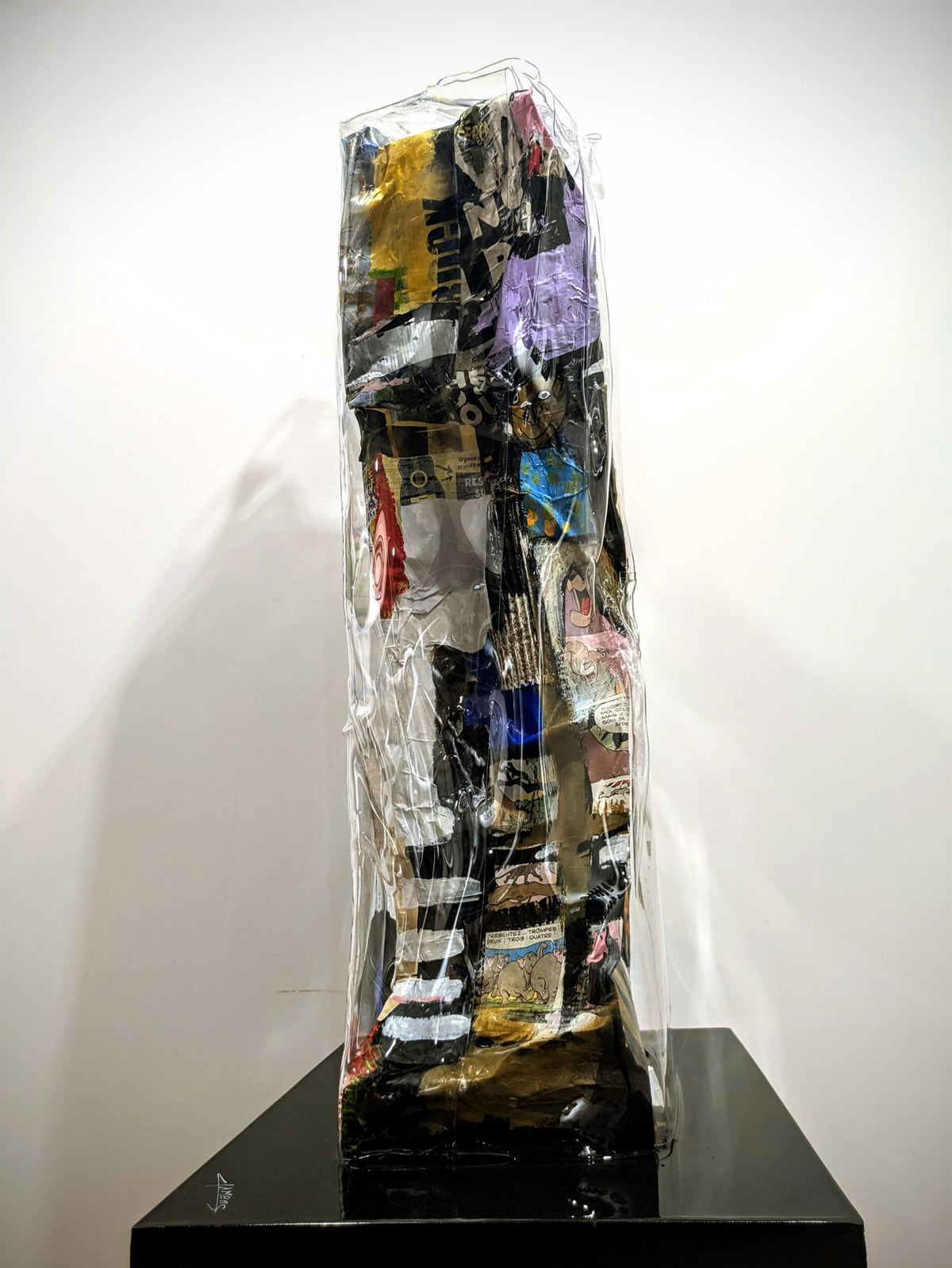 Thierry Clamens — Quatre Notes De Musique, sculpture contemporaine en technique mixte