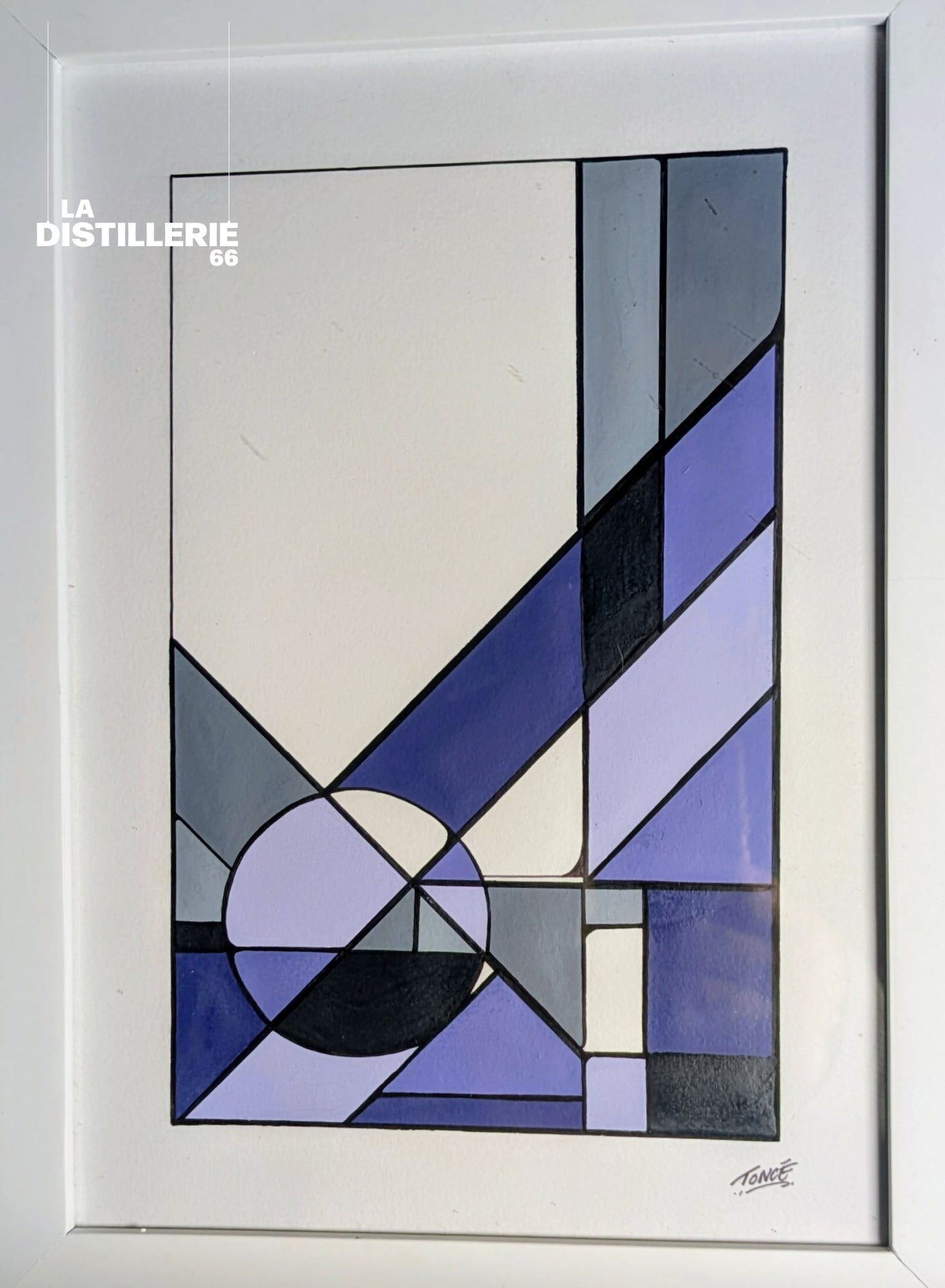 Sans titre #1 de Toncé — art contemporain sur acier, entre graffiti et abstraction urbaine