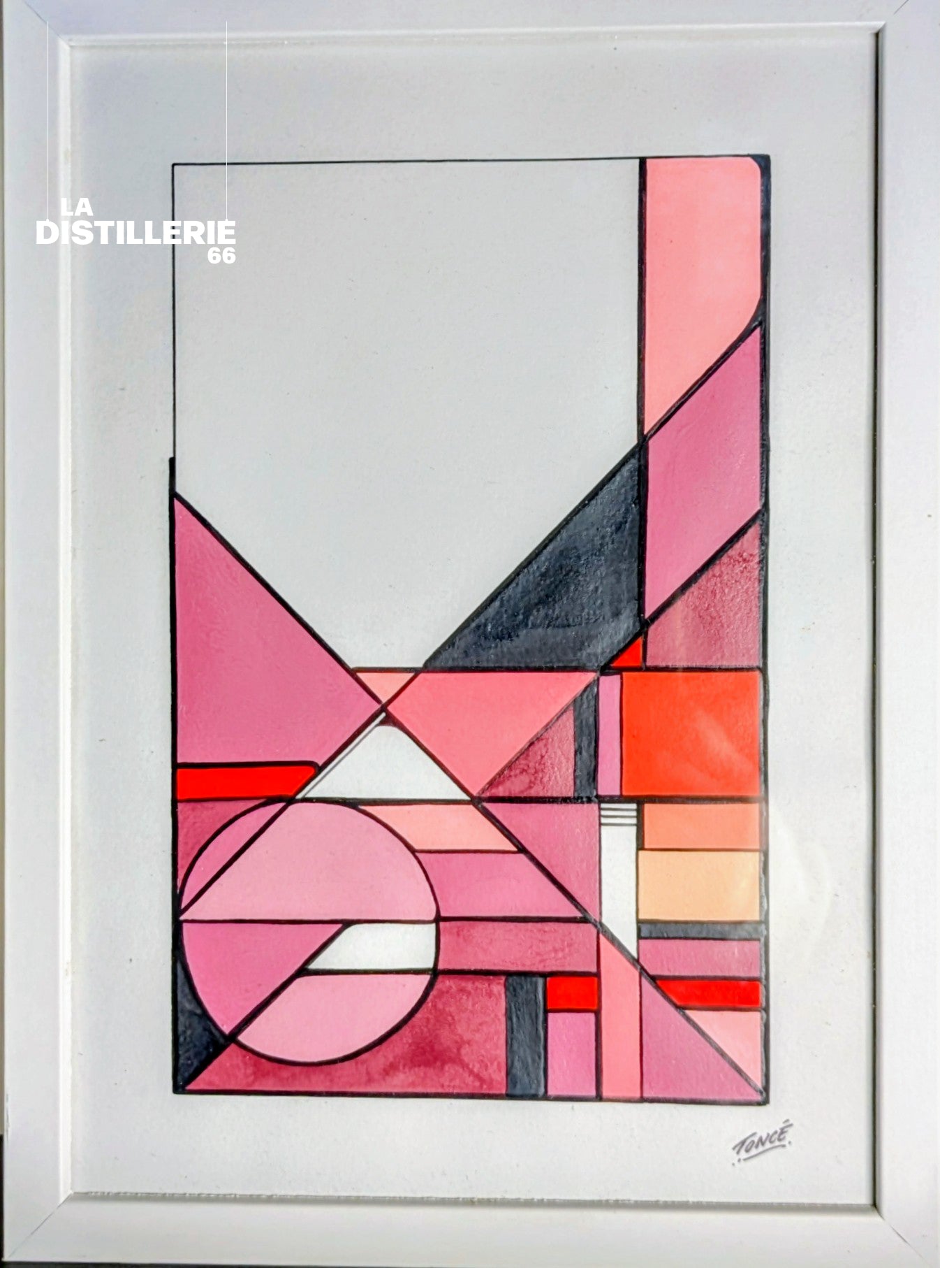 Sans titre #2 de Toncé — art contemporain sur acier, entre graffiti et abstraction urbaine