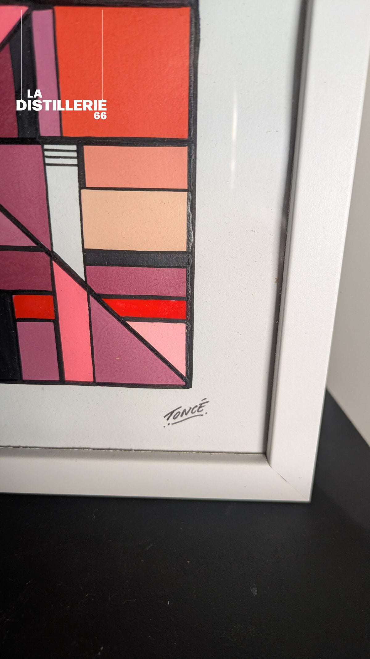 Sans titre #2 — création de Toncé sur métal, abstraction urbaine et écriture graphique