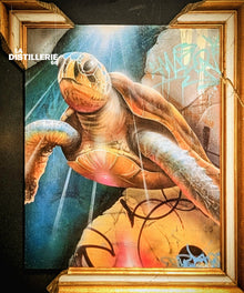 Œuvre de Pablito Mourer Sea Souvenir — graffiti contemporain et Acrylique