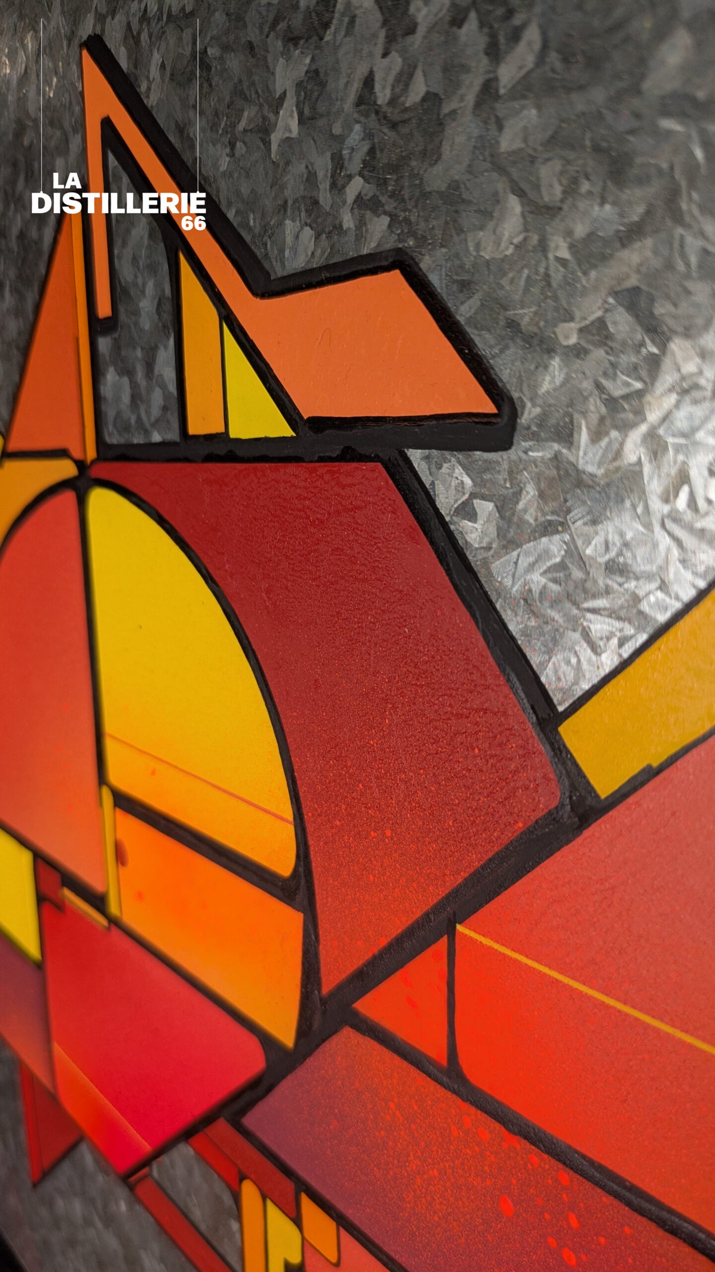 Skillz20 — œuvre originale de Toncé en technique mixte sur plaque d’acier, art abstrait urbain