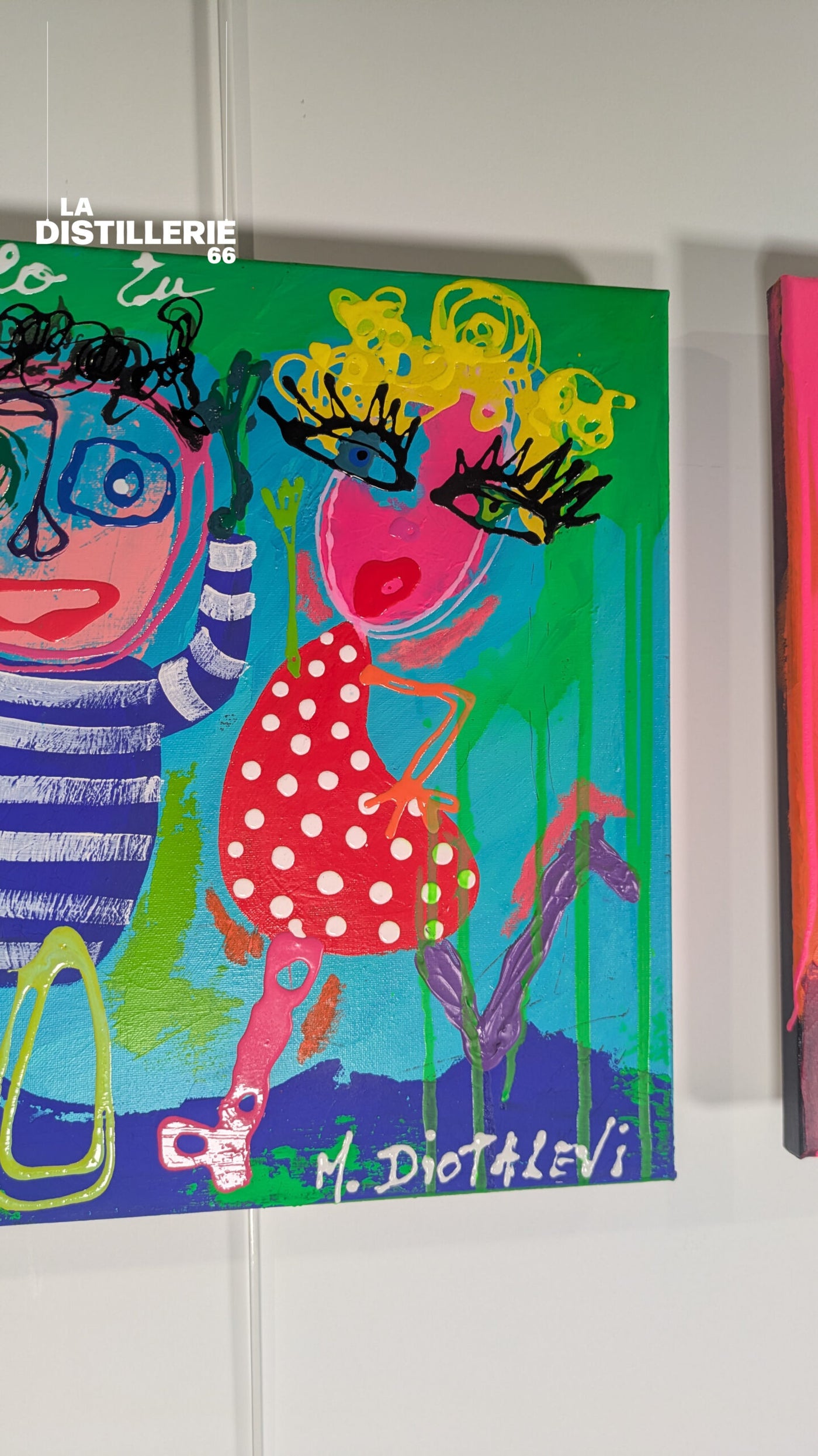 Martine Diotalevi — Solo tu, œuvre picturale contemporaine en technique mixte