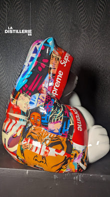 Naor — Panda Boxe Supreme, sculpture Pop Art et culture urbaine