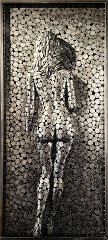 Elisa de Haro — tableau sculpture métallique représentant un corps féminin