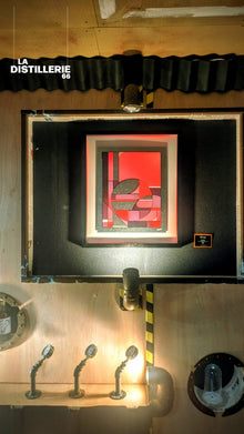 Tendresse — tableau contemporain de Toncé sur plaque d’acier