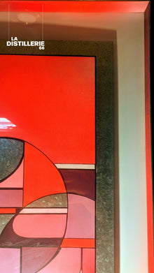 Tendresse par Toncé — art abstrait urbain sur plaque métallique