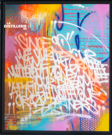The Gap Way de Faki et One Siker — graffiti contemporain sur plexiglas