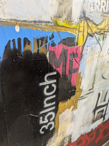 Thierry Clamens, Casting (2023), détail des collages et des textures