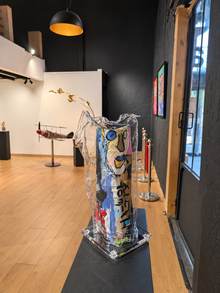 Thierry Clamens, Les potos, sculpture exposée à La Distillerie 66, Torreilles