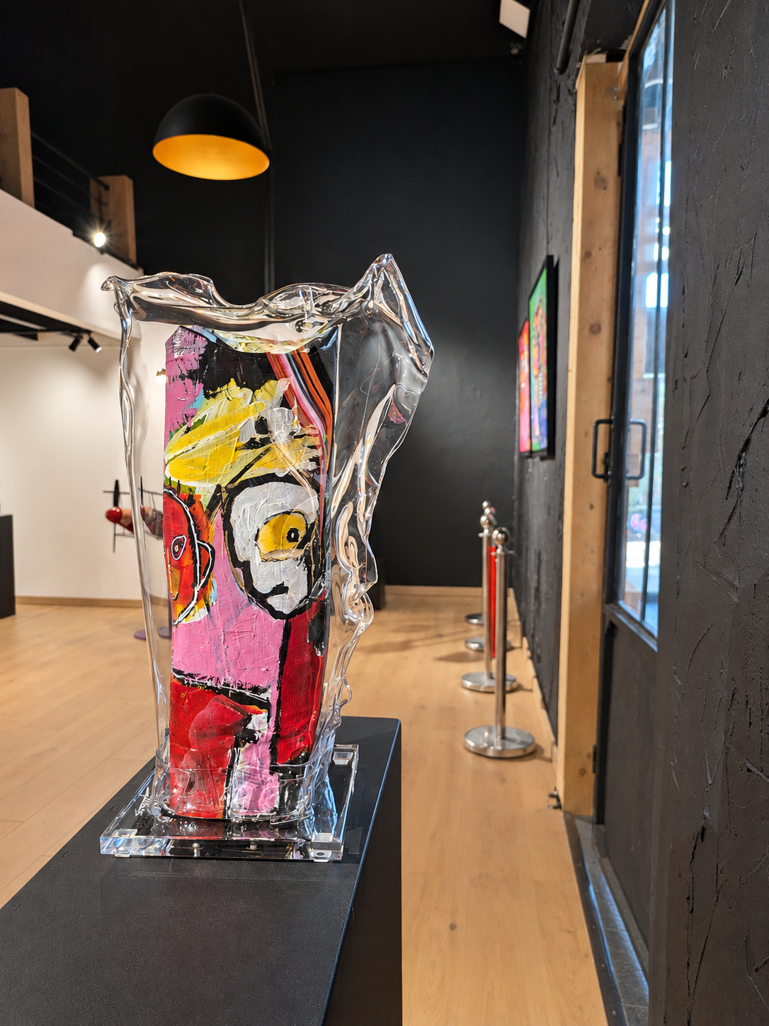 Thierry Clamens, Les potos, vue de galerie avec les deux personnages