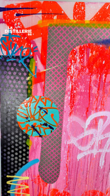 Œuvre Throw Down par Faki et One Siker — spray, acrylique et culture urbaine