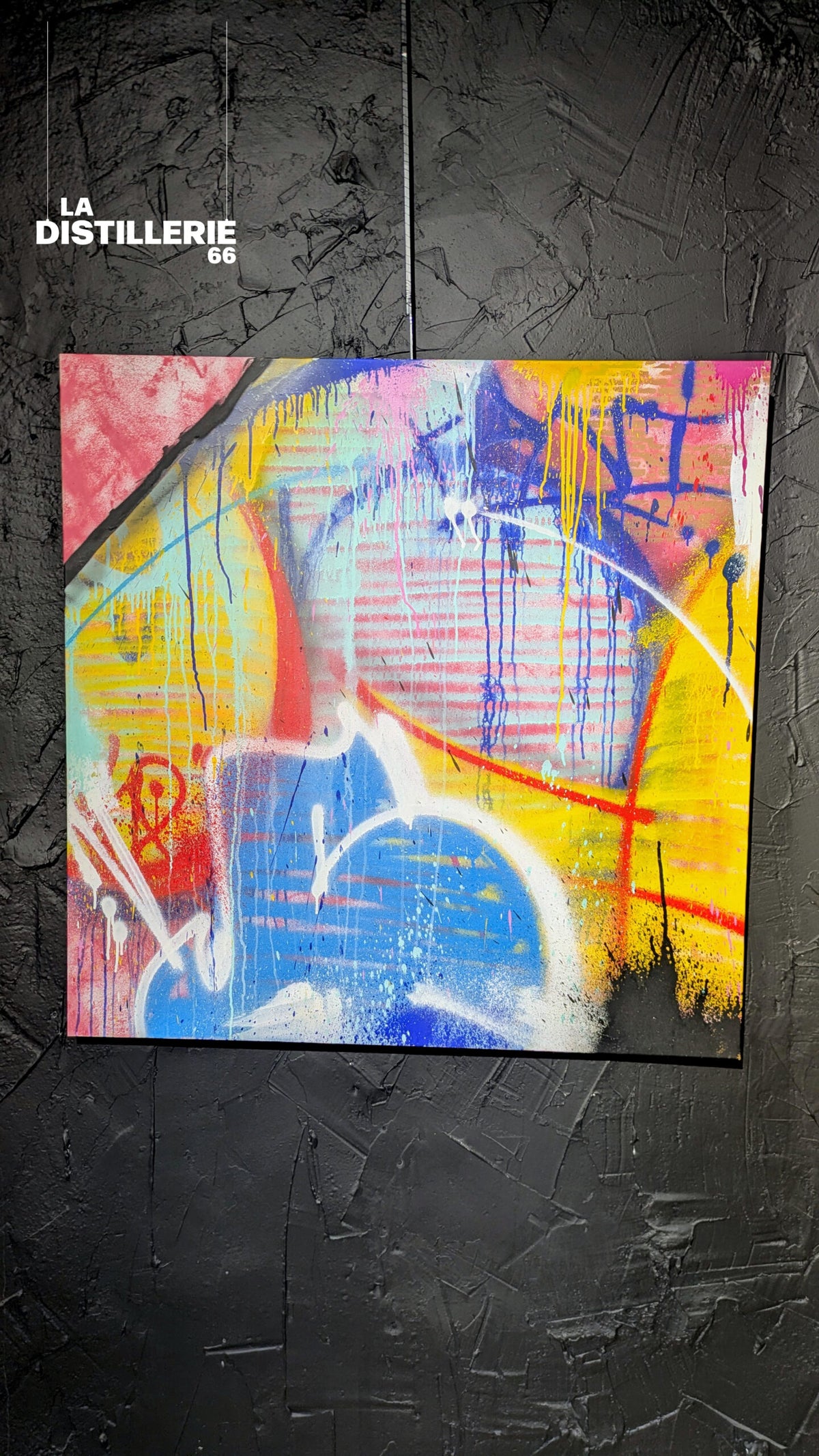 Œuvre Thunder par Faki et One Siker — spray, acrylique et culture urbaine