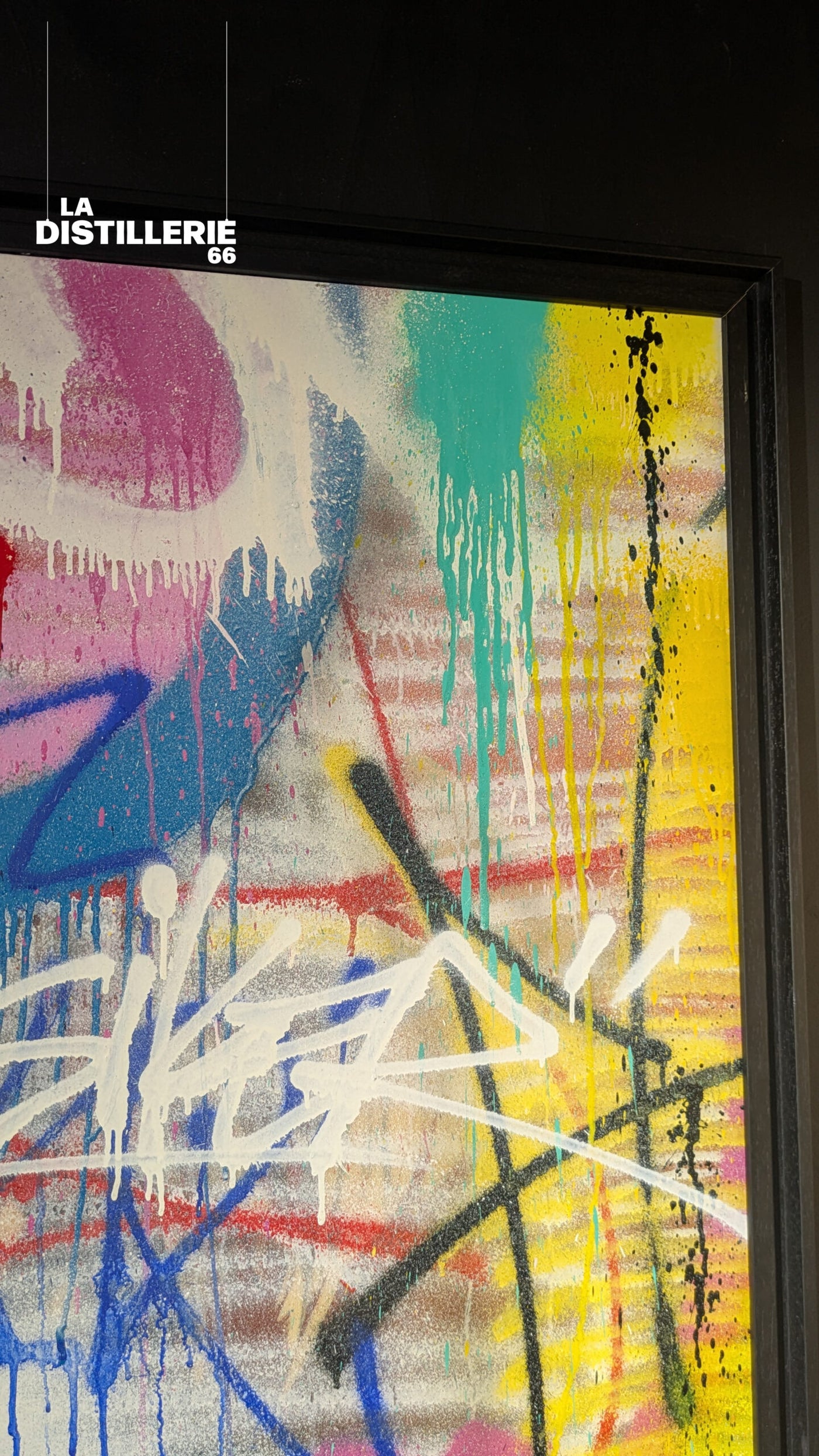 Welcome To The Terrordome — pièce de street art de One Siker en spray et acrylique