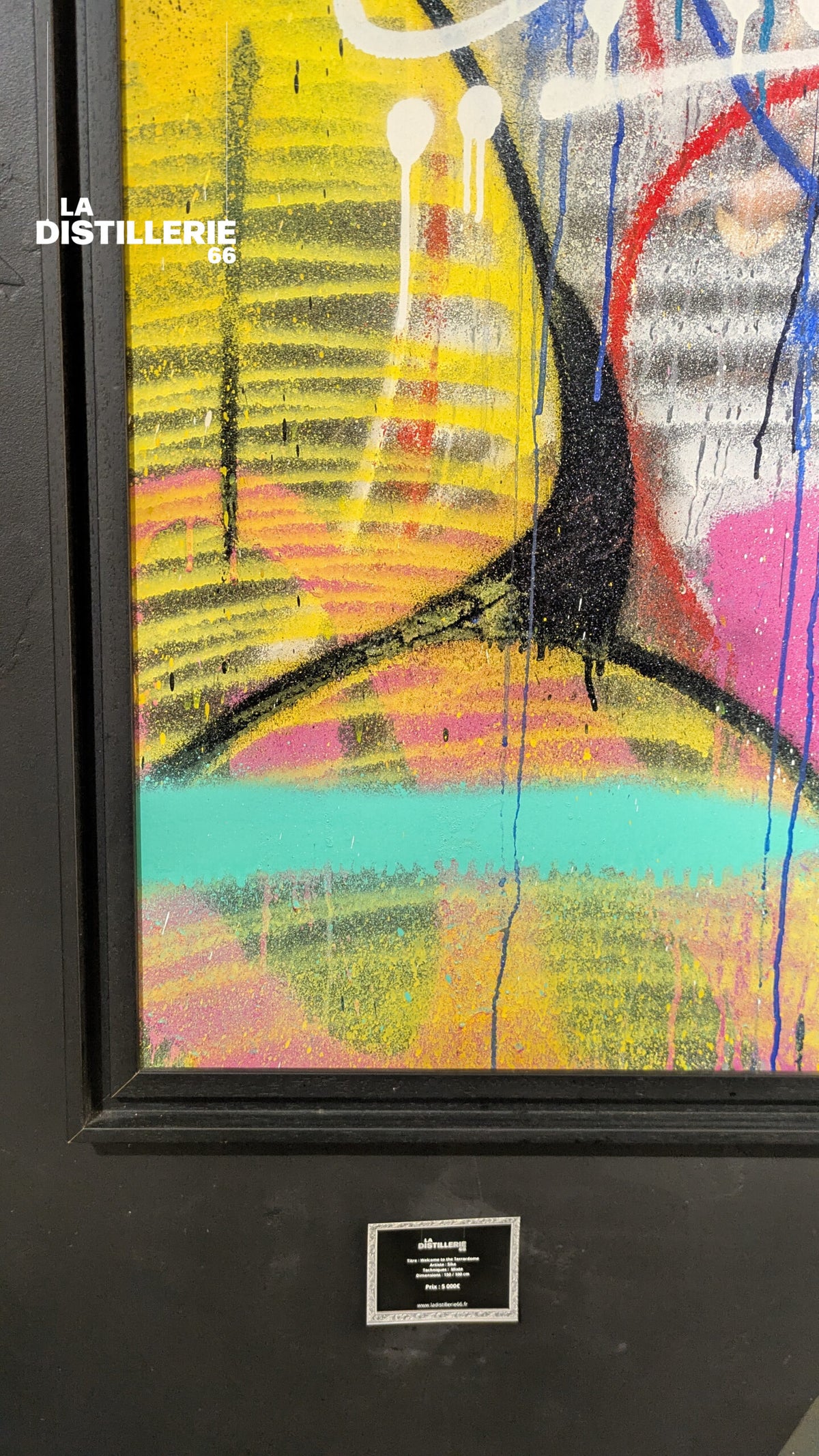 One Siker — Welcome To The Terrordome, œuvre d’art urbain au spray et à l’acrylique